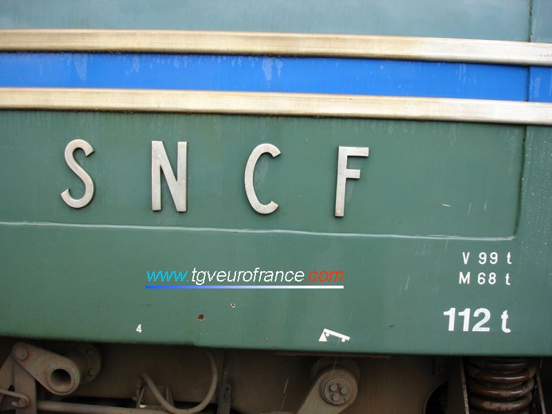 Plaque de la locomotive CC 7102