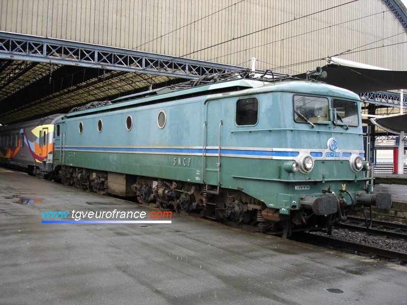 La locomotive électrique monotension CC7102