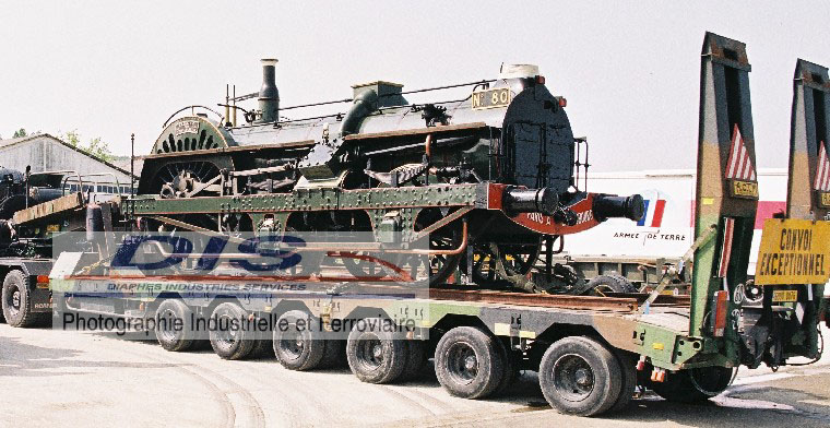 La locomotive à vapeur Crampton