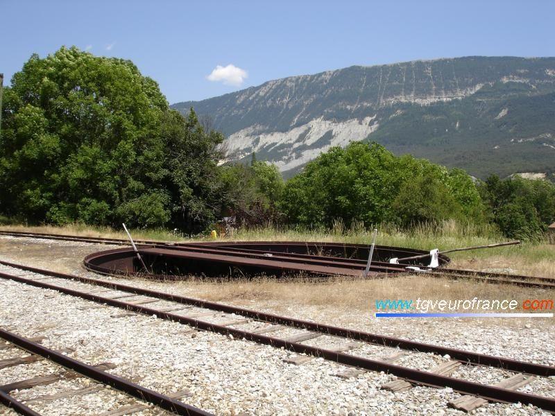 Le pont tournant de Saint-André-les-Alpes