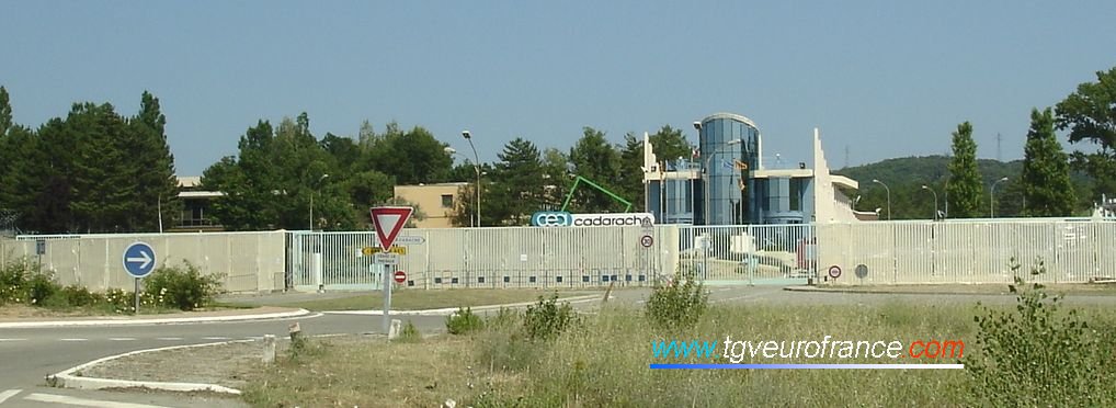 Le site du CEA Cadarache à Saint-Paul-lez-Durance