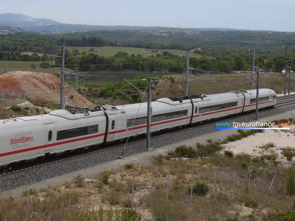 An Inter City Express train of the Deutsche Bahn company