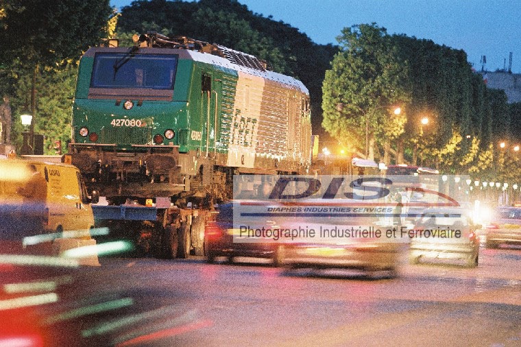 La BB 427080 à Paris