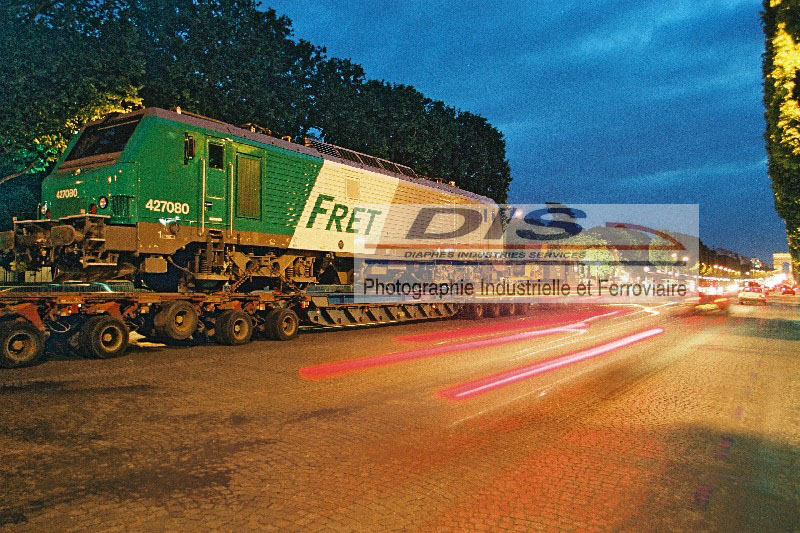La BB 427080 à Paris